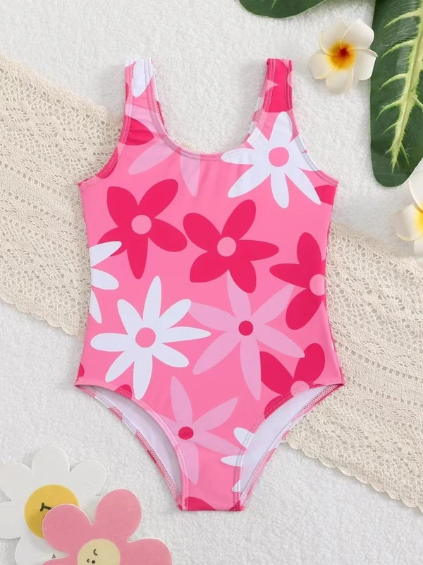 Kids' Daisy-Print One-Piece, style SH-KD-04