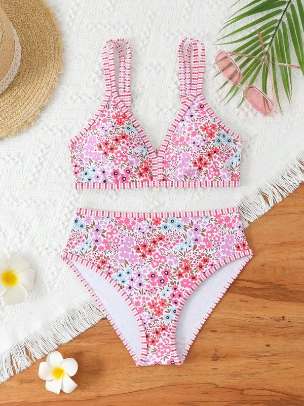 Kids' Floral Two-Piece Set, style SH-KD-10