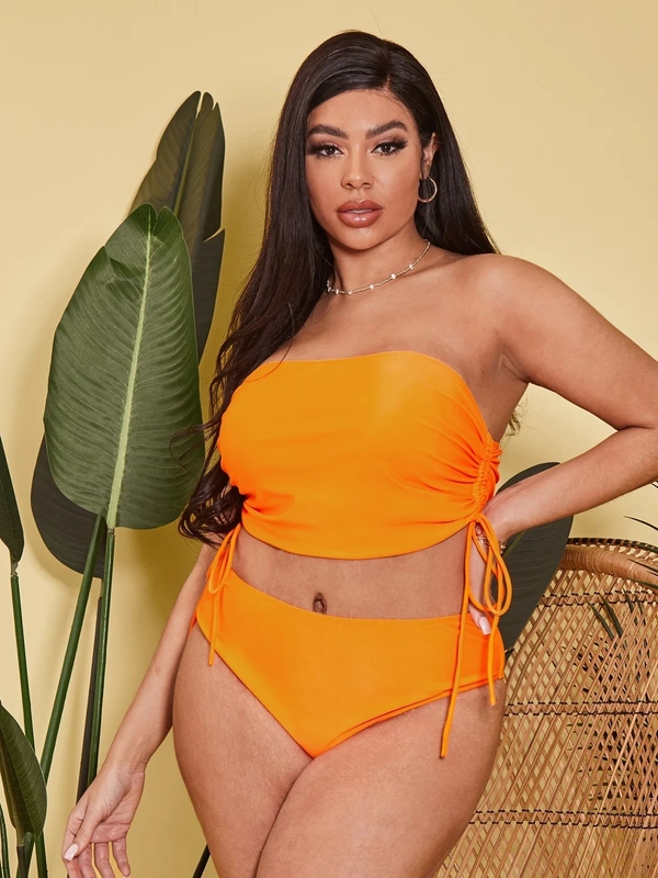 Plus-Size Bandeau Bikini, style SH-PS-09
