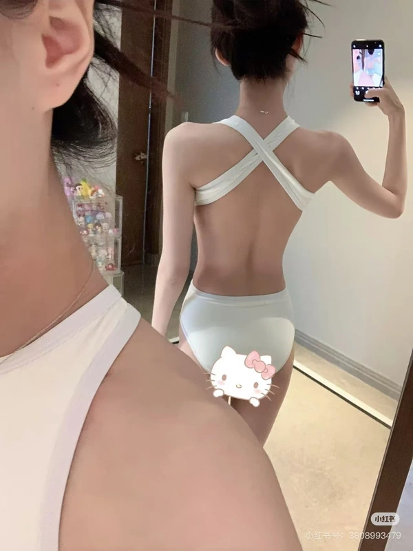 Ivory Scoop-Neck One-Piece, style SH-TR-12