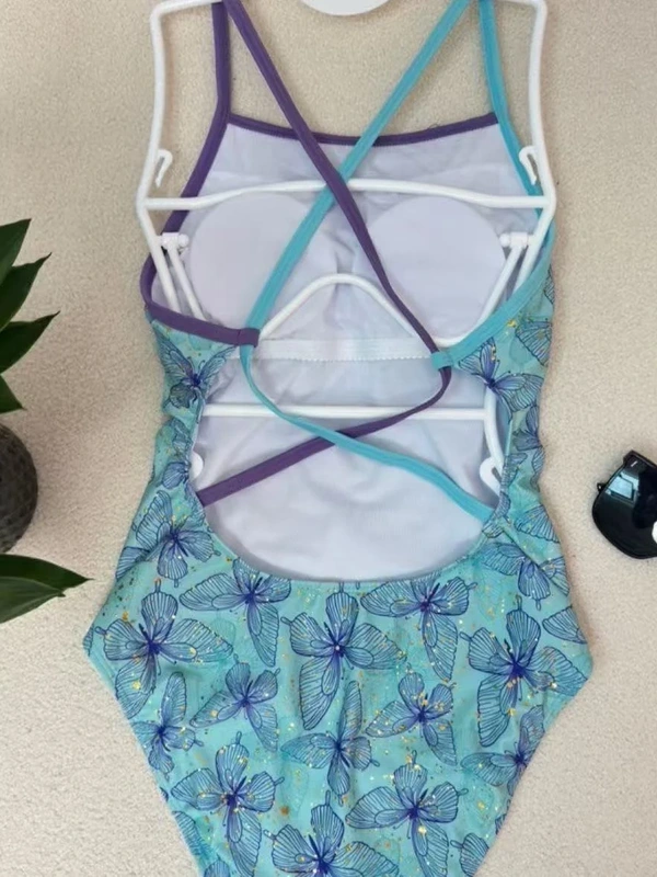 Botanical Cross-Back One-Piece, style SH-TR-20