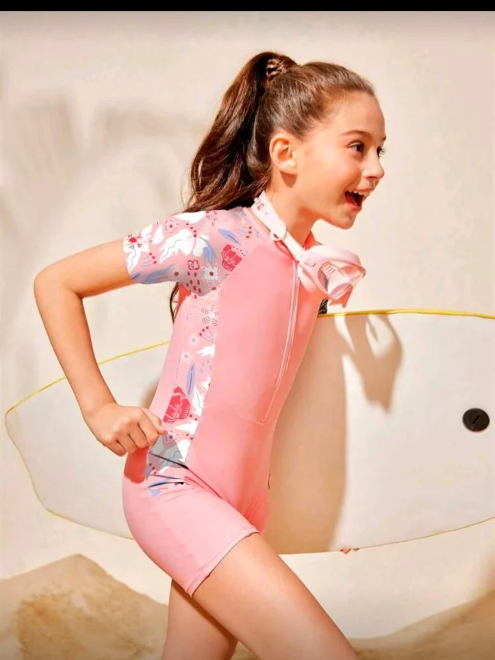 Kids' Zip-Front Short-Sleeve Suit, photograph 4