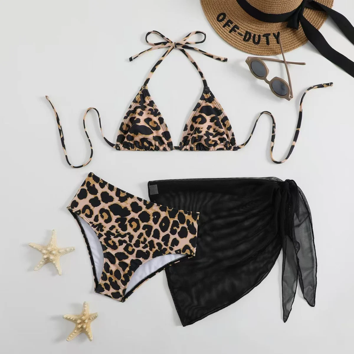 Kids' Leopard Swim Set, photograph 5