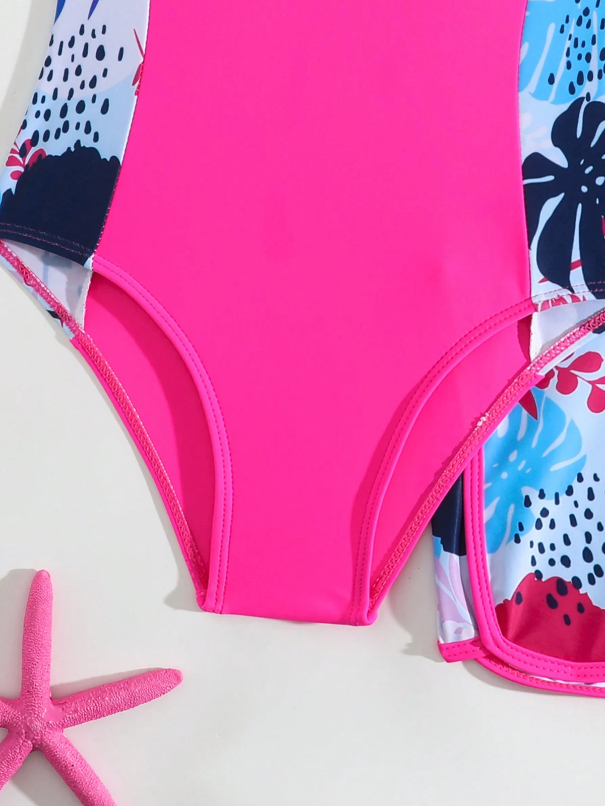 Kids' Color-Block Swim Set, photograph 3
