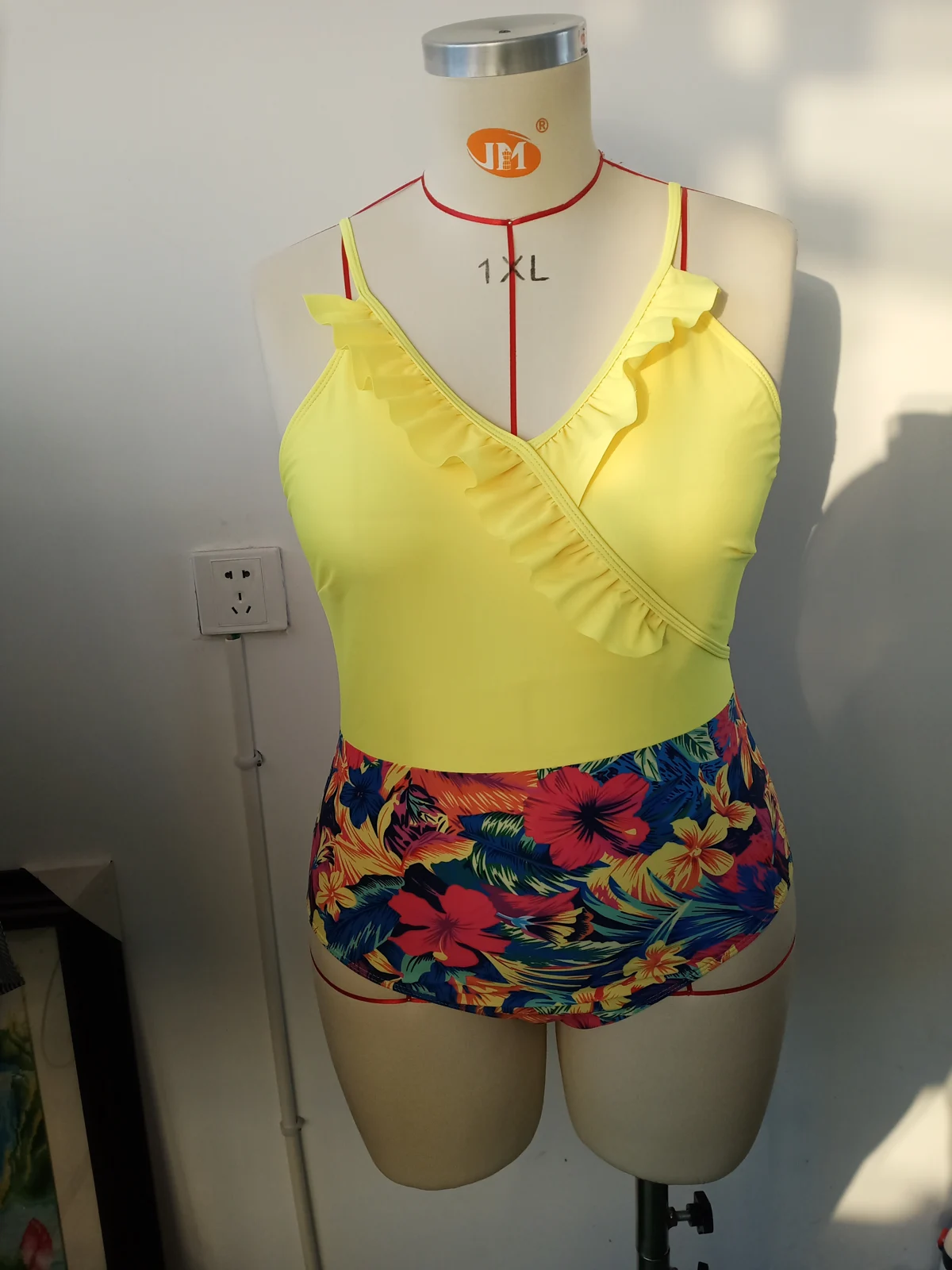 Plus-Size Ruffle Wrap Suit, photograph 2