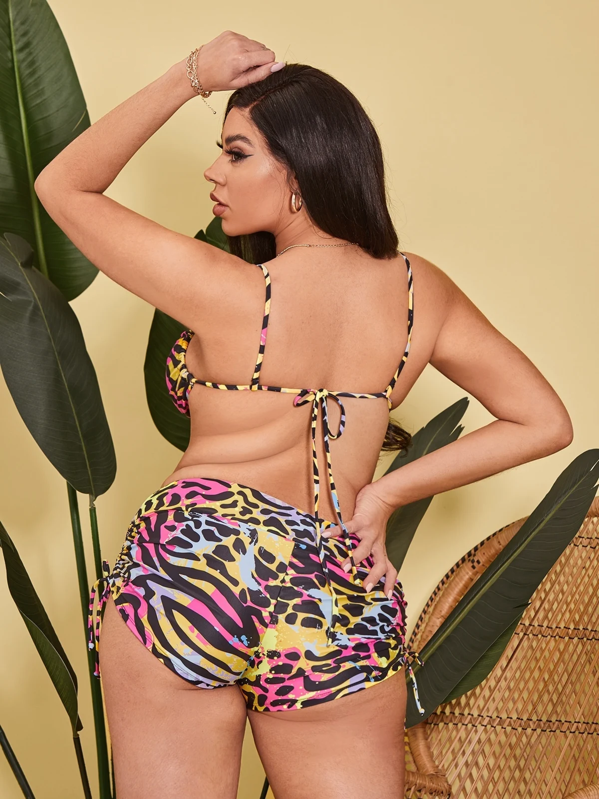 Plus-Size Printed Drawstring Set, photograph 3