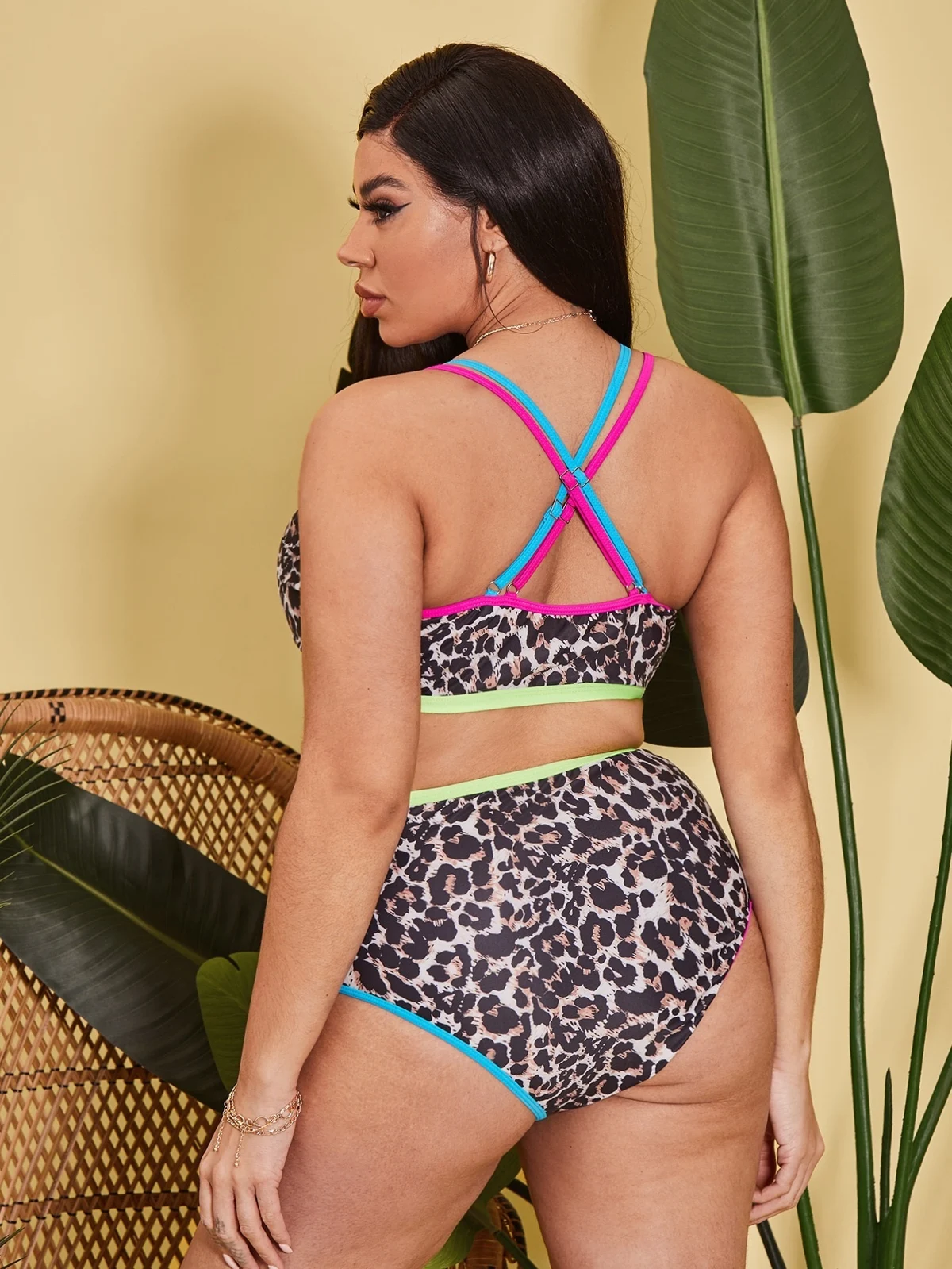 Plus-Size Animal-Print Bikini collection reference. Inspection requires order-specific measurements and records, not a catalog photograph.