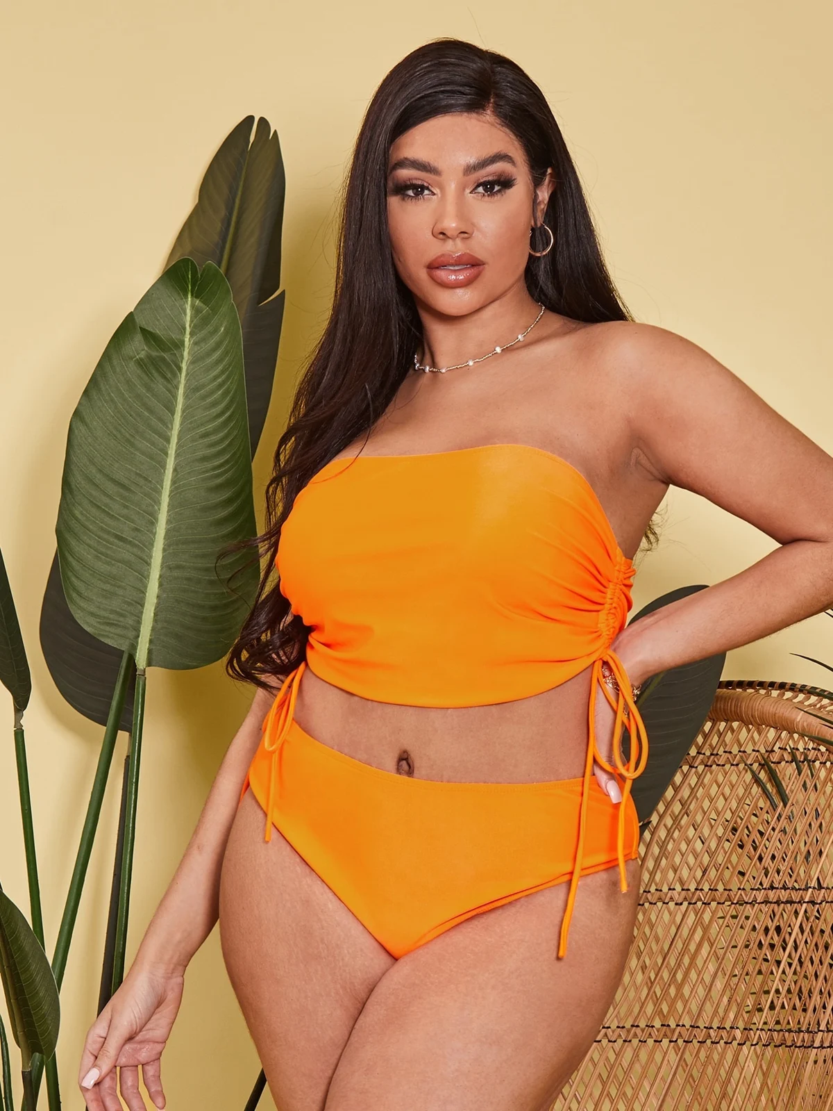 Plus-Size Bandeau Bikini, SH-PS-09, original product photograph