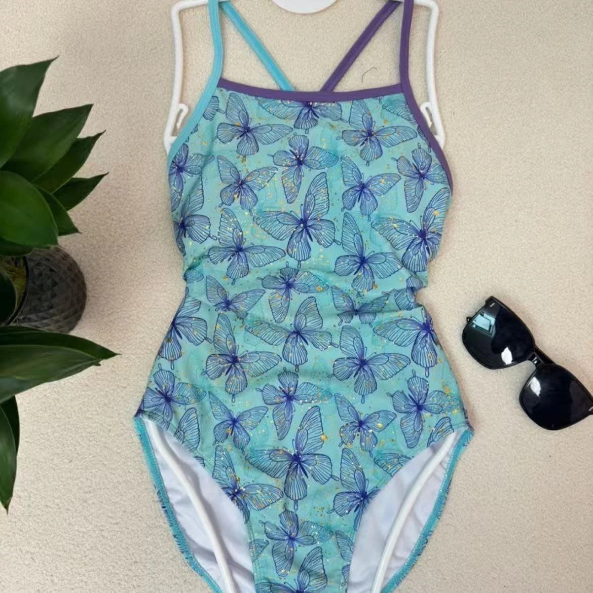 Botanical Cross-Back One-Piece, photograph 2